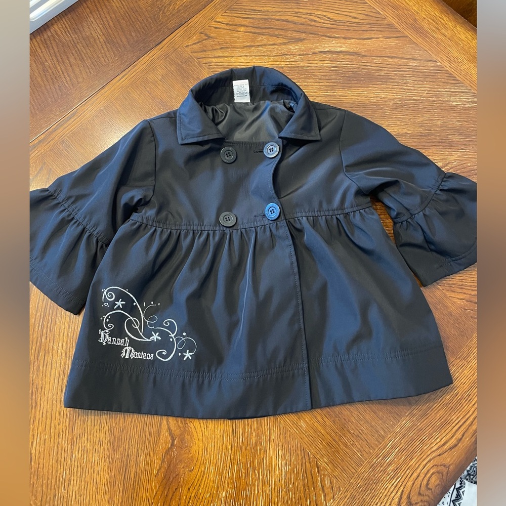 Disney’s Hannah Montana Black Pea Coat for Kids size 7/8